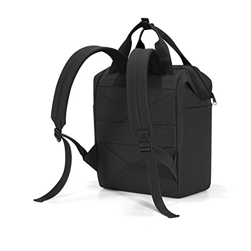reisenthel allrounder R black – Backpack and tote bag in one - With plug-in flap for travel trolleys