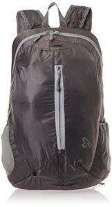 travelon packable backpack, charcoal, one size