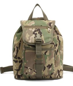 mlolm tactical backpack mini military rucksack water resistant backpack for mens 10l