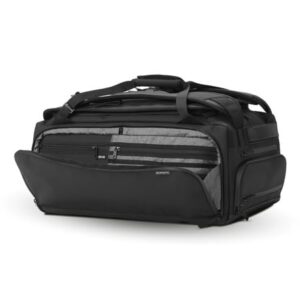 NOMATIC 40L Travel Bag- Duffel/Backpack, Carry-on Size for Airplane Travel, Everyday Use, TSA Compliant Backpack with a Built in Laptop Sleeve and Tablet Sleeve