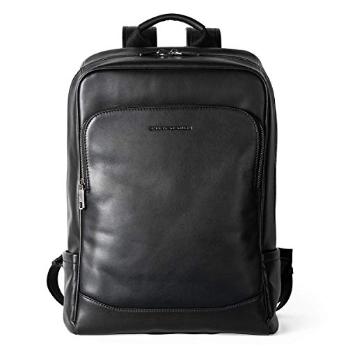 Sharkborough The Entrepreneur Men's Backpack Genuine Leather Business Travel Bag Extra Capacity