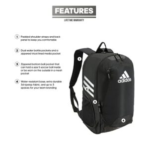 adidas Stadium II Backpack, Black, One Size