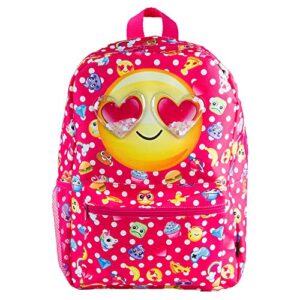 style.lab 76455 polka dot emoji backpack, multicolor