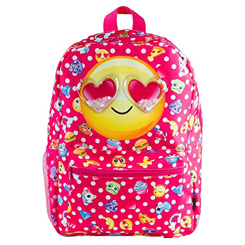 Style.Lab 76455 Polka Dot Emoji Backpack, Multicolor