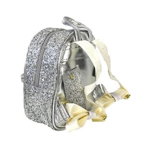 Luv Betsey Johnson Cutie Bot Robot Moveable Arms Micro Mini Backpack, Silver