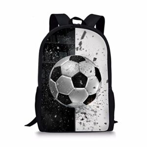 coloranimal fashion children school backpack soccer pattern book bags for traveling