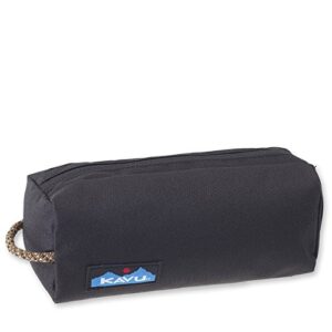 kavu pixie pouch accessory travel toiletry and makeup bag - jet black