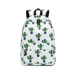 joymoze waterproof cute school backpack for boys and girls lightweight chic prints bookbag cactus