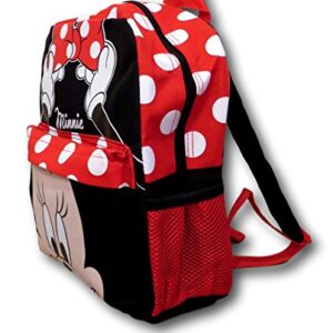 Disney Minnie Mouse Polka Dot 12 inch All Over Toddler Size Backpack