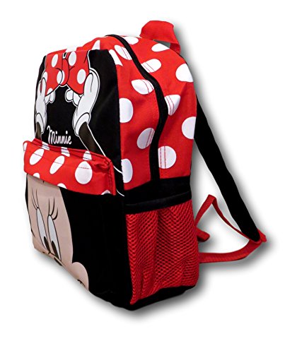 Disney Minnie Mouse Polka Dot 12 inch All Over Toddler Size Backpack