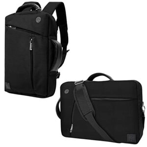 17.3 17-inch convertible laptop bag shoulder bag for ideapad 3 17", legion 5 17", thinkpad p17 (black)