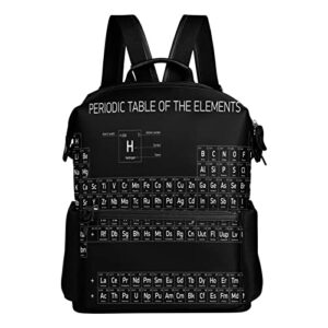 alaza periodic table of the elements casual backpack travel daypack bag
