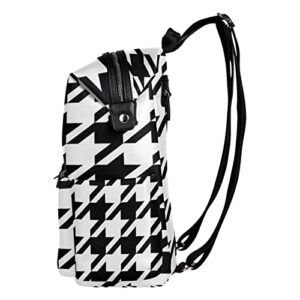 ALAZA Houndstooth Casual Backpack Lightweight Travel Daypack Student School Bag