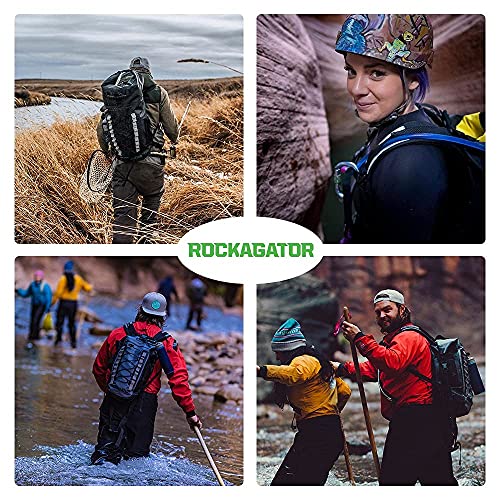 Rockagator Waterproof Backpacks - Hydric Series 40 Liter Hunting Camouflage Quick-Submersion Waterproof Backpack, River Dry Bag for Canoeing, Kayaking or Rafting, Camo