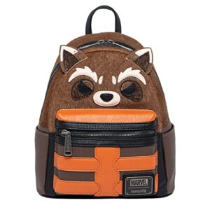 loungefly marvel guardians of the galaxy rocket cosplay mini backpack