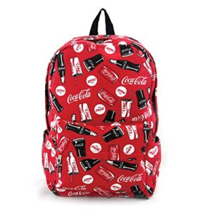 coca-cola drinks backpack in canvas material