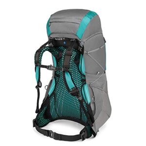 Osprey Eja 48 Women's Backpacking Backpack, Moonglade Grey, X-Small