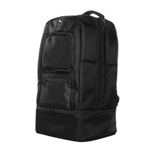 sole premise laptop shoe carry-on luggage travel multi-functional sneaker backpack bag for men & women black