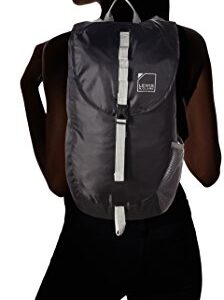 Lewis N. Clark Lightweight Packable Backpack Bag w/RFID Pocket, Black, 18 inch