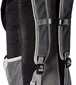 Lewis N. Clark Lightweight Packable Backpack Bag w/RFID Pocket, Black, 18 inch