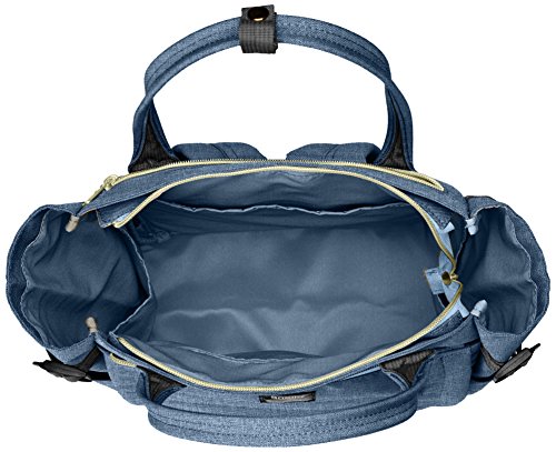 anello(アネロ) Women Regular 2-Way Tote Backpack, Denim Blue