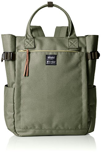 anello(アネロ) Women Regular 2-Way Tote Backpack, Khak