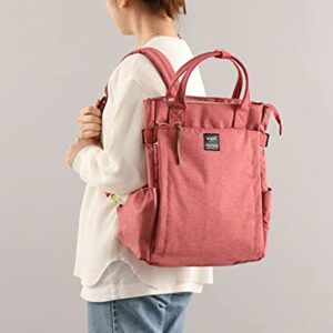 anello(アネロ) Women Regular 2-Way Tote Backpack, Khak