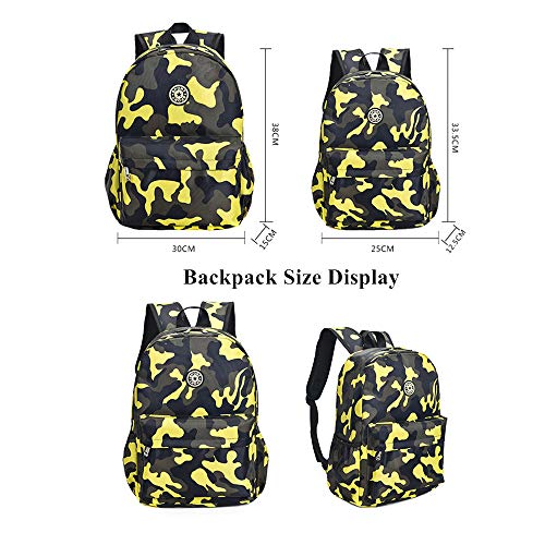 VIDOSCLA Camouflage Kids School Backpack Primary Schoolbag Bookbag for Girls Boys