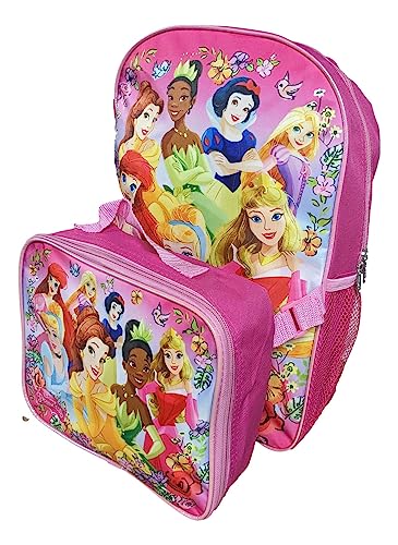 Disney Princess Backpack W/Detachable Lunch Box