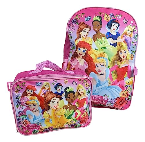 Disney Princess Backpack W/Detachable Lunch Box