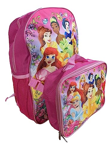 Disney Princess Backpack W/Detachable Lunch Box