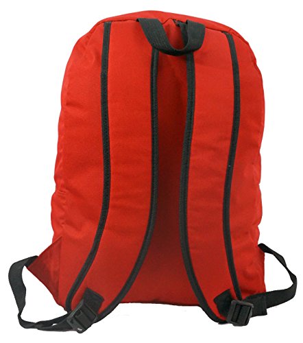 K-Cliffs Bulk Classic Backpack 18 inch Basic Bookbag Case Lot 36pc Simple School Bag Mixed Colors