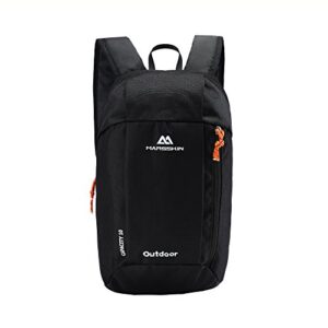 brogend 10l hiking daypack for hiking and travel, casual backpack, mini backpack (dark charcoal, 10l)