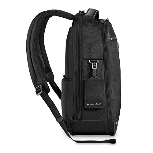 Briggs & Riley @ Work Medium Slim Backpack, Black, Large