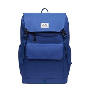kaukko stylish oxford fabric backpack travel rucksack lightweight hiking bag satchel blue,18l