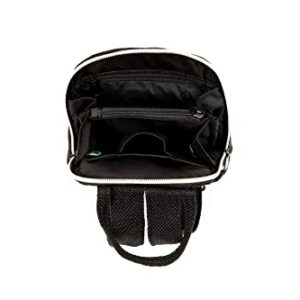 DIME BAGS Club Mini Backpack | Stylish Mini Hemp Backpack with Secret Pocket (Black)