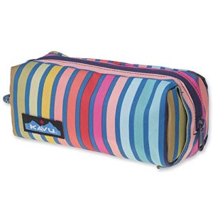 kavu pixie pouch accessory travel toiletry and makeup bag - chroma stripe