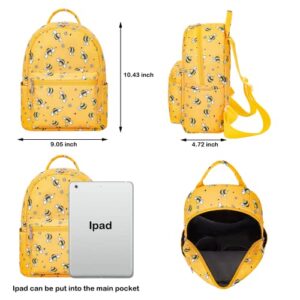 Cute 10 inch mini pack bag backpack for grils children and adult (bee)
