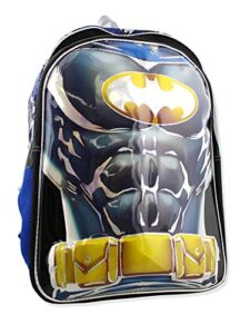 batman 3d molded 16 inch backpack (16 inch, blue/black)