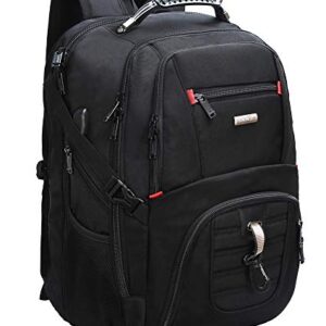 FreeBiz 50L Large Travel Backpack 19 Inches Laptop Bag with USB Charging Port TSA