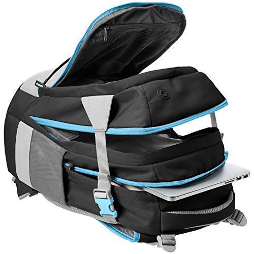 Amazon Basics Ergonomic Backpack, Black