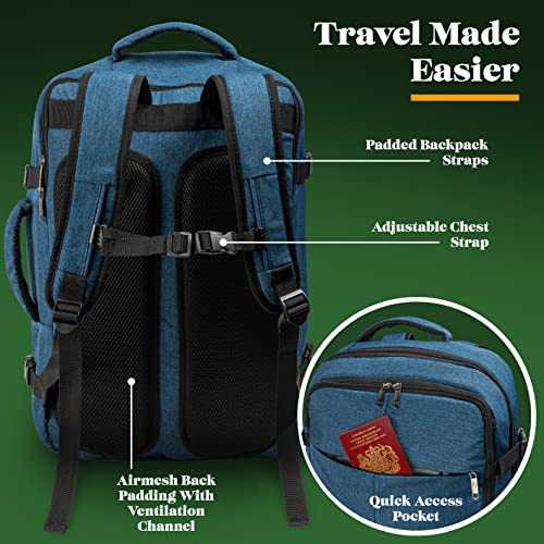 Cabin Max Uppsala Expandable Carry on Luggage with Built in Laptop Sleeve
