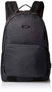 oakley men's packable backpack, blackout, u