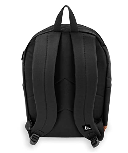 Everest Unisex Adults Vintage Laptop Backpack, Black, One Size US