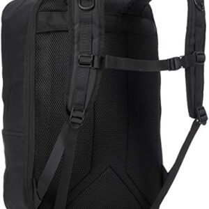 anello(アネロ) Men's Multifunction Square Backpack Regular, Black (Black 19-3911tcx)