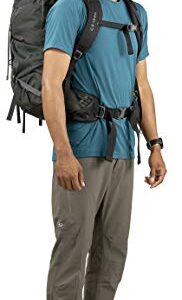 Osprey Rook 65L Men's Backpacking Backpack, Black, One Size