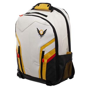 Bioworld Overwatch Mercy Primum Non-Nocere Skin Action Game Tech Faux Leather Backpack Bag