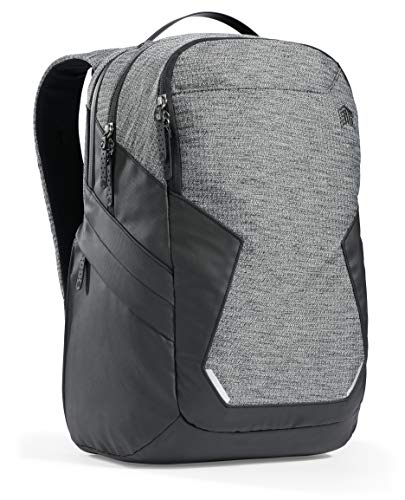 STM Myth 28L Backpack - Durable, Stylish, and Laptop Backpack for Men and Women with Pockets - Fits 15" Laptop and 16" MacBook Pro with Laptop Protection - Granite Black (stm-117-187P-01)