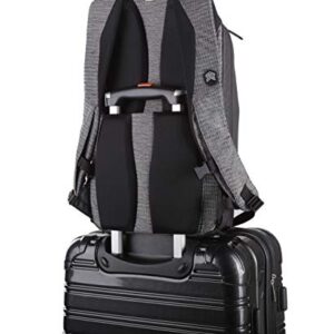 STM Myth 28L Backpack - Durable, Stylish, and Laptop Backpack for Men and Women with Pockets - Fits 15" Laptop and 16" MacBook Pro with Laptop Protection - Granite Black (stm-117-187P-01)