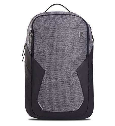 STM Myth 28L Backpack - Durable, Stylish, and Laptop Backpack for Men and Women with Pockets - Fits 15" Laptop and 16" MacBook Pro with Laptop Protection - Granite Black (stm-117-187P-01)